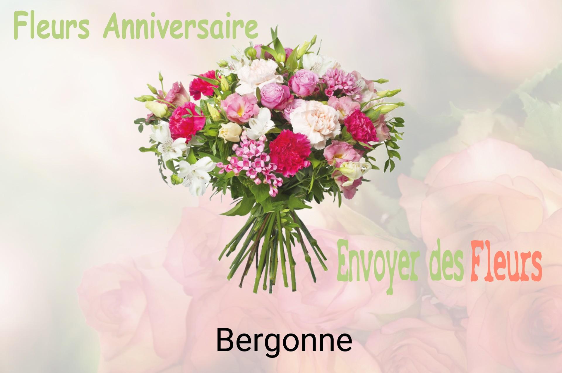 Bouquet de fleurs d’anniversaire livré à Bergonne